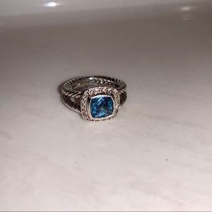 DavidYurman Albion Ring w/ Hampton Blue & Diamond